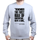 First Rule of Gunfight Mens Sweatshirt Style001