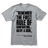 First Rule of Gunfight Mens T-shirt Style001