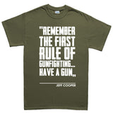 First Rule of Gunfight Mens T-shirt