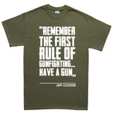 First Rule of Gunfight Mens T-shirt Style001