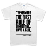 First Rule of Gunfight Mens T-shirt Style001