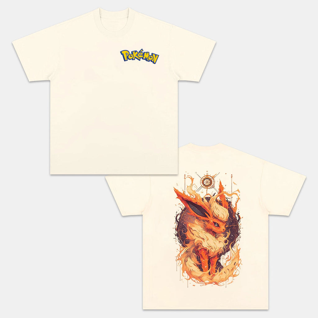 FLAREON UNISEX ANIME INSPIRED VINTAGE T-SHIRTä¸¨POKÃ‰MON-[DS]