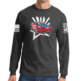 American Paint Job Long Sleeve T-shirt Style001
