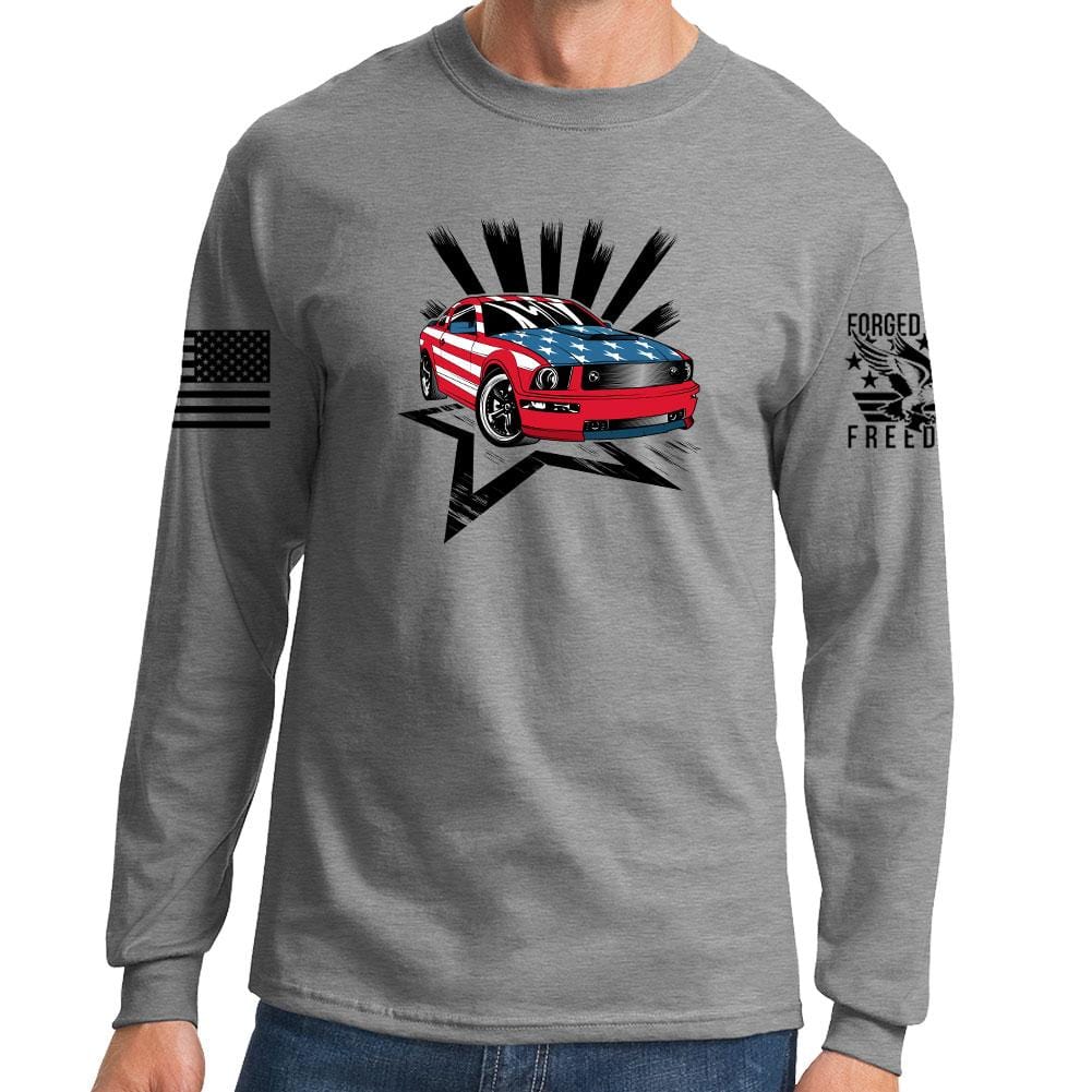 American Paint Job Long Sleeve T-shirt Style001