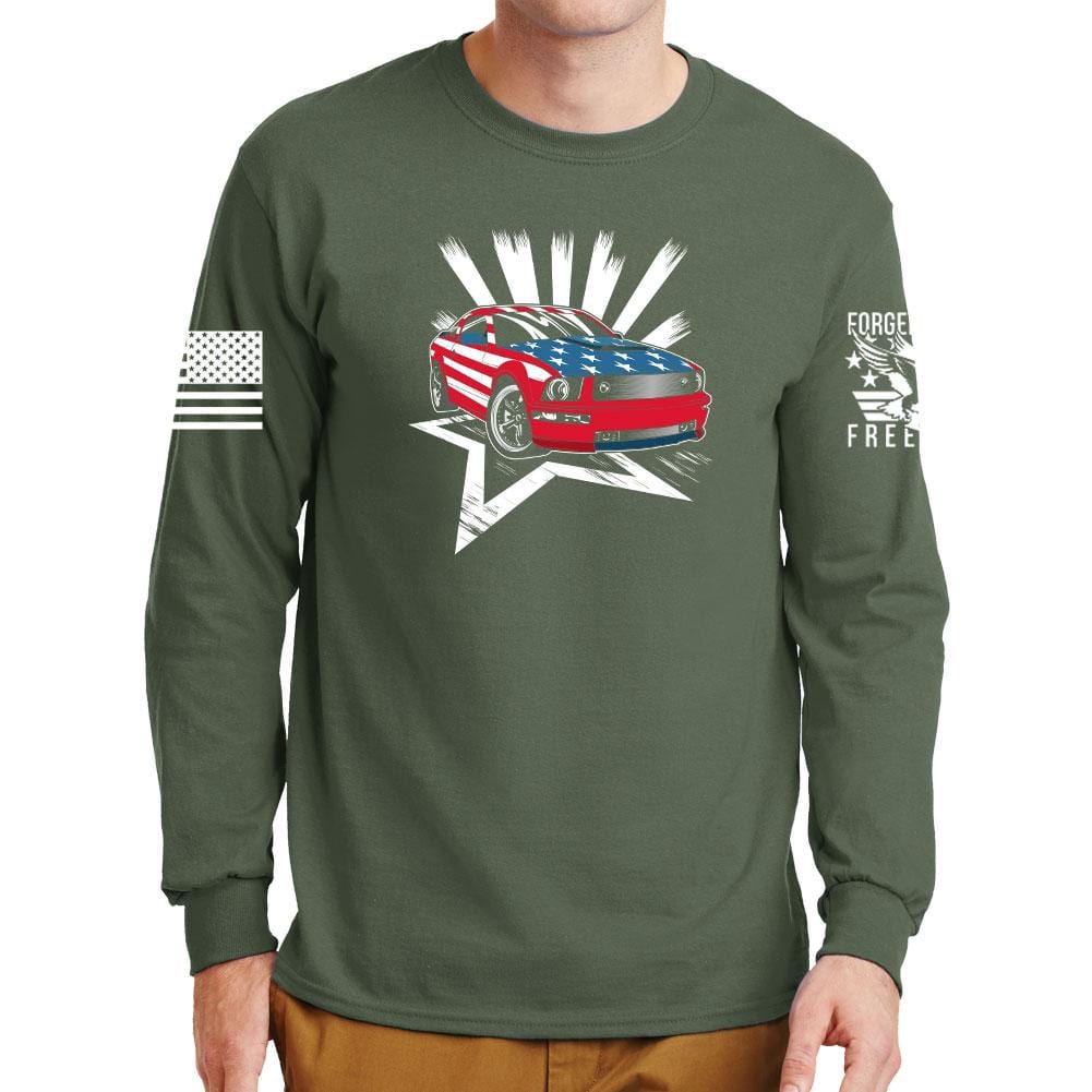 American Paint Job Long Sleeve T-shirt Style001