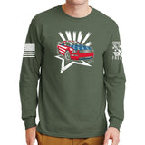 American Paint Job Long Sleeve T-shirt Style001