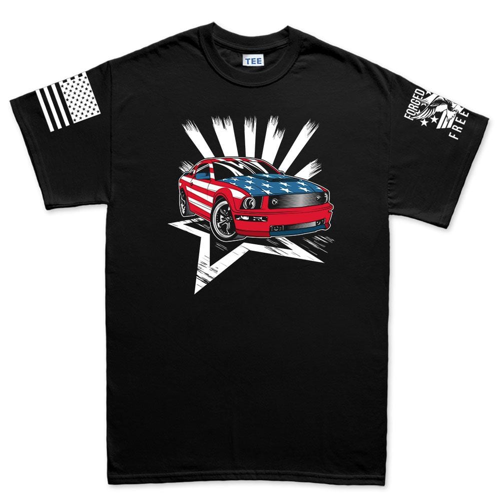 Men's American Paint Job T-shirt Style001