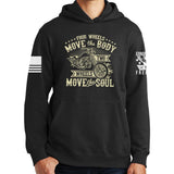 Four Wheels Move The Body Hoodie Style001