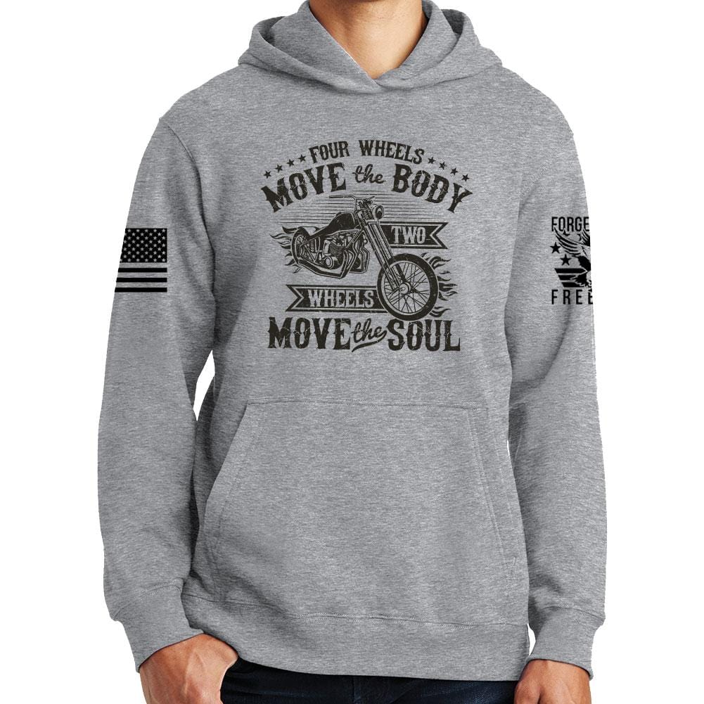 Four Wheels Move The Body Hoodie Style001