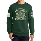 Four Wheels Move The Body Sweatshirt