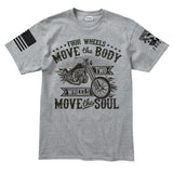 Four Wheels Move The Body Men's T-shirt Style001