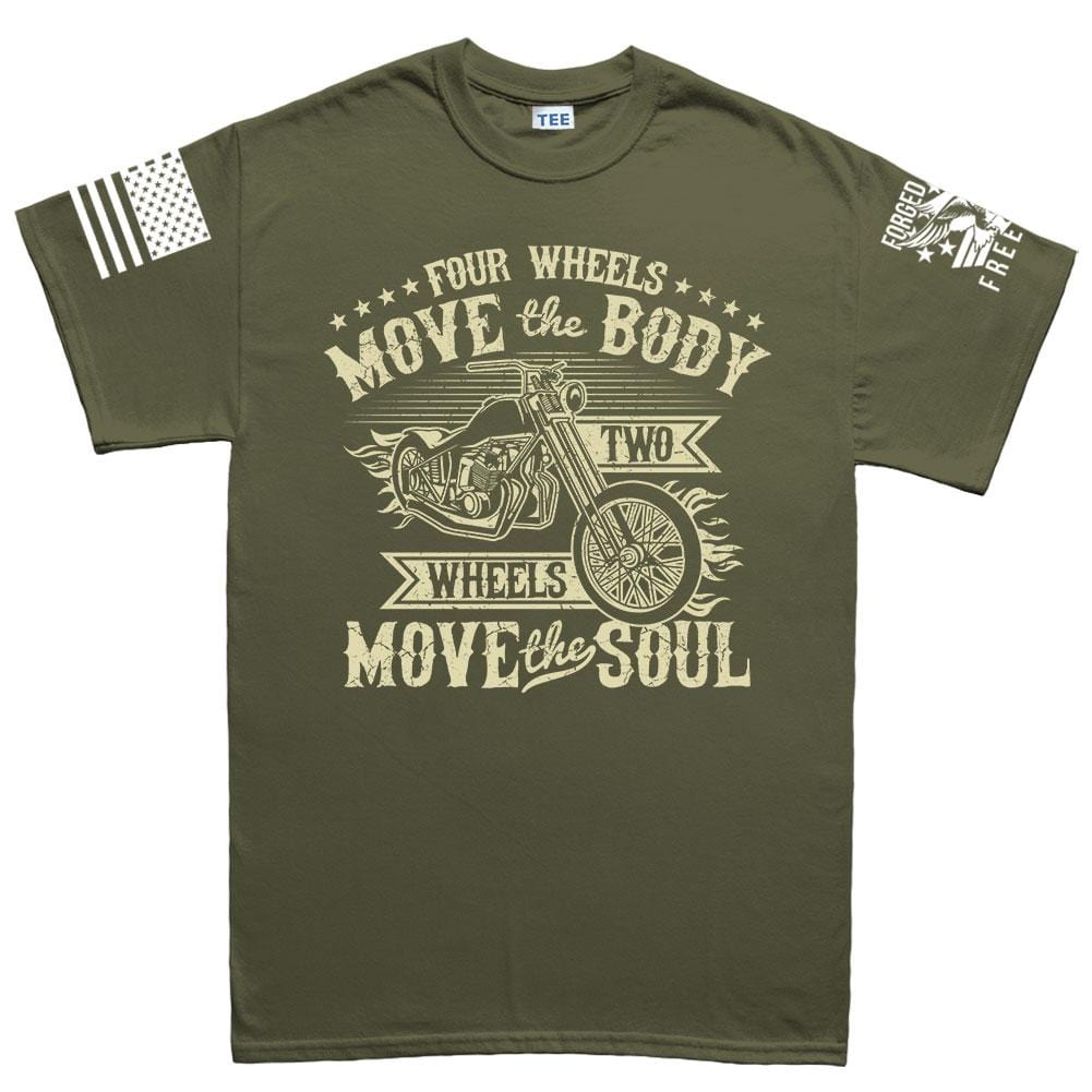 Four Wheels Move The Body Men's T-shirt Style001
