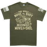 Four Wheels Move The Body Men's T-shirt Style001