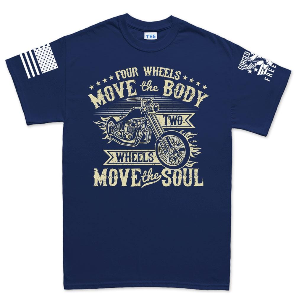Four Wheels Move The Body Men's T-shirt Style001