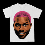 Frank Ocean "Big Face Pink Hair" Graphic Tee Style001