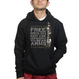 Unisex Free Men Bear Arms Hoodie Style001