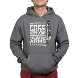 Unisex Free Men Bear Arms Hoodie Style001