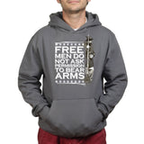 Unisex Free Men Bear Arms Hoodie