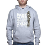 Unisex Free Men Bear Arms Hoodie