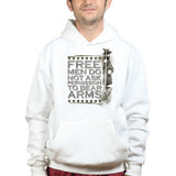 Unisex Free Men Bear Arms Hoodie Style001