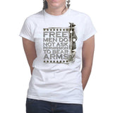 Ladies Free Men Bear Arms T-shirt Style001