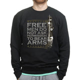 Unisex Free Men Bear Arms Sweatshirt Style001