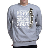 Unisex Free Men Bear Arms Sweatshirt Style001