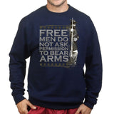 Unisex Free Men Bear Arms Sweatshirt