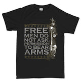 Men's Free Men Bear Arms T-shirt