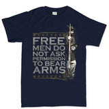 Men's Free Men Bear Arms T-shirt