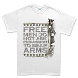 Men's Free Men Bear Arms T-shirt