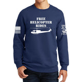 Free Helicopter Rides Sweatshirt Style001