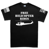Free Helicopter Rides Men's T-shirt Style001