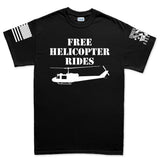 Free Helicopter Rides Men's T-shirt