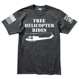 Free Helicopter Rides Men's T-shirt Style001