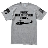 Free Helicopter Rides Men's T-shirt