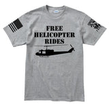 Free Helicopter Rides Men's T-shirt Style001