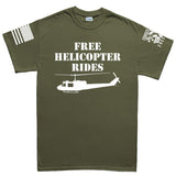 Free Helicopter Rides Men's T-shirt