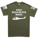 Free Helicopter Rides Men's T-shirt Style001