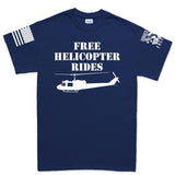 Free Helicopter Rides Men's T-shirt