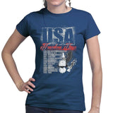 Ladies USA Freedom Tour T-shirt Style001