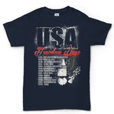 Men's USA Freedom Tour T-shirt Style001