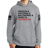 Freedom and Fatherhood Hoodie Style001