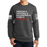 Freedom and Fatherhood Sweatshirt Style001