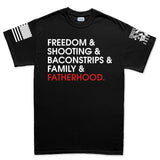 Freedom and Fatherhood Men's T-shirt