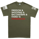 Freedom and Fatherhood Men's T-shirt