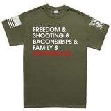Freedom and Fatherhood Men's T-shirt Style001
