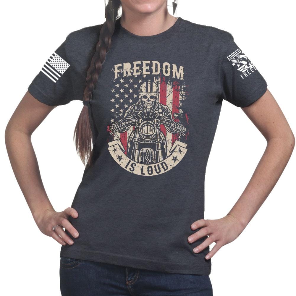 Ladies Freedom is Loud T-shirt Style001