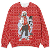 Anime Samurai Christmas Ugly Sweatshirt