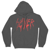 Live Splatter on Charcoal Hoodie